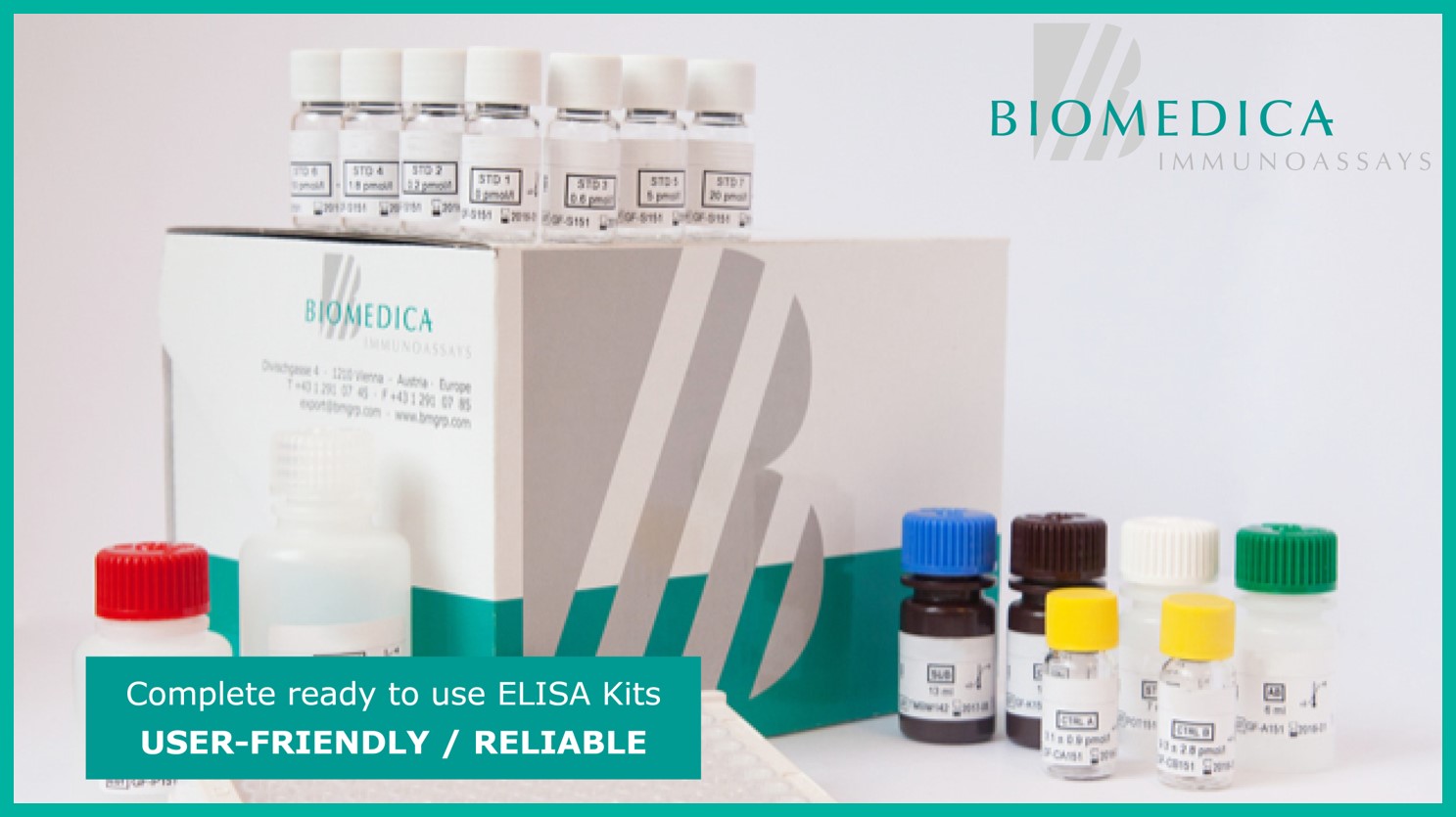 Complete ready-to use ELISA kits